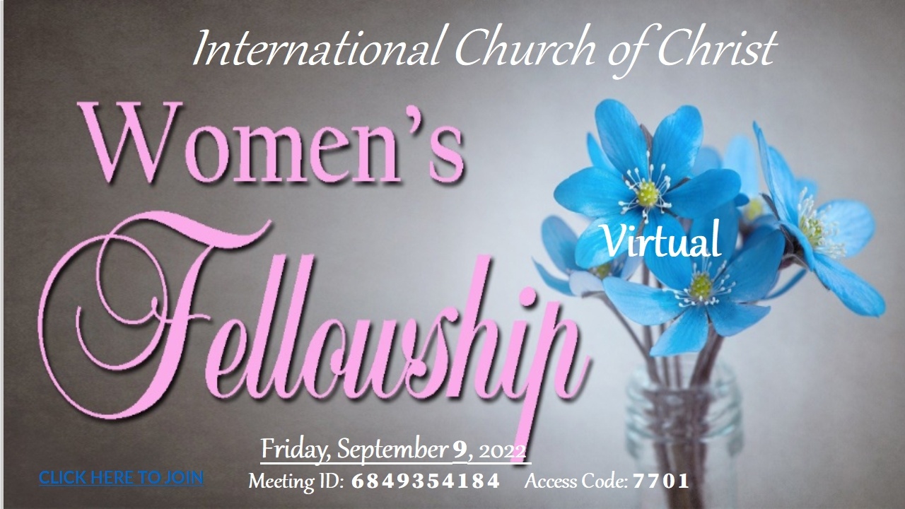 Women's Fellowship Flyer